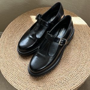 Chunky Mary Janes made in Italy, bought in France and worn once